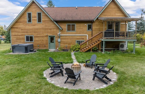 Whitefish House | Private Home - Mountain Views - Hot Tub