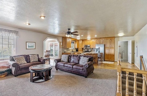 North Ogden House | Private HotTub, Veranda & Fully Fenced Yard!