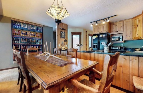 Jackson Condo | Rustic townhome near Jackson Hole Golf & Tennis Club with private sauna & deck
