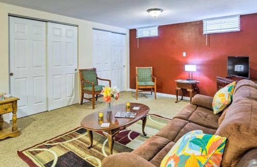 Northeast Park Hill Apartment | Shared Patio & Fire Pit: Denver Apartment