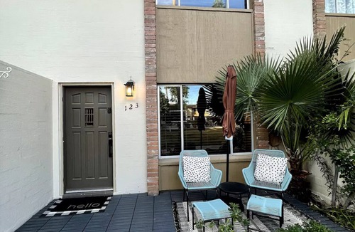 Fashion Square Condo | Southwest Meets Boho Old Town Scottsdale Townhome
