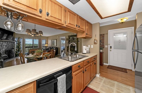 Lake Toxaway Condo | Stay directly above Toxaway Falls with breathtaking mountain views.