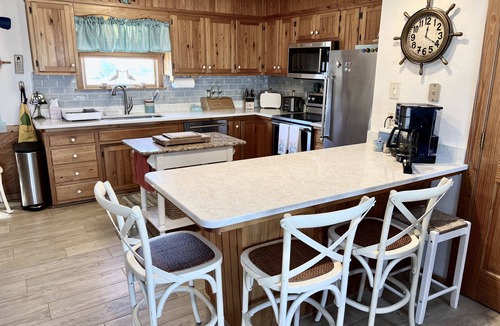 Colington House | Steps to the Sand! Ocean Views! Hot tub! Specials! Dogs! KD0223