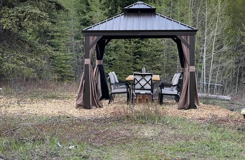 Polebridge Cabin | Stunning View of Glacier Park, from Cabin & Wall tents designed for Large Groups