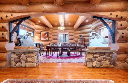 Marion House | The Montana Manor, Custom Log Estate Sleeping 14