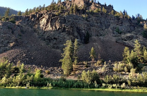 Glacier Country Cabin | Victorian Dream, glamping by the river, 2 miles from Quinn's Hot Springs Resort.