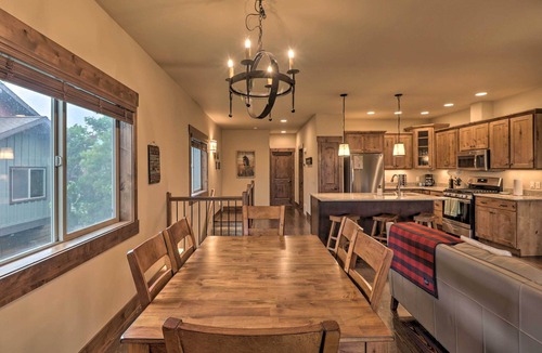 Bigfork Apartment | Walkable Bigfork Townhome: Fish, Hike & Ski!