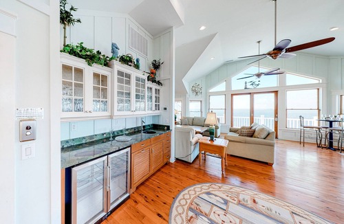 Avon House | Waterfront home with amazing sound view, private pool, hot tub, & game room