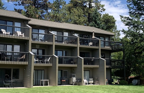 Bigfork Condo | Waterfront studio View of flathead Lake