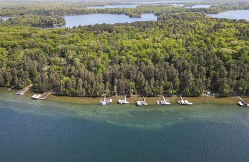 Crosslake Villa | Whitefish Chain Retreat on Big Trout Lake Pontoon