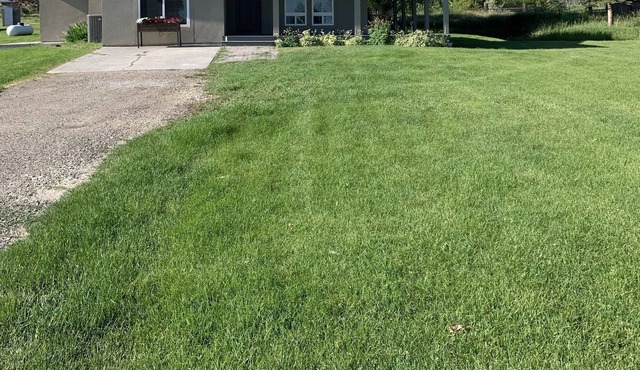 Furnished two story ranch-house on a gated working ranch.