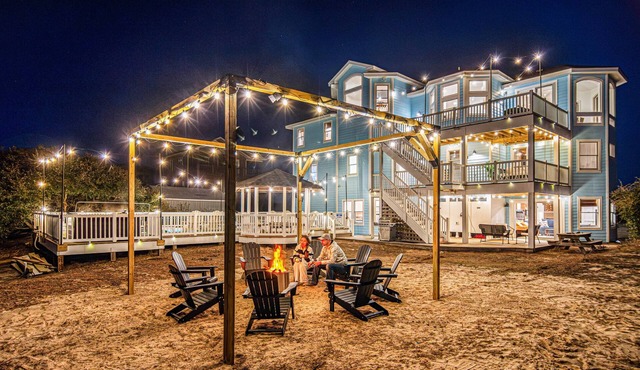 July specials Htd pool/hotub, firepit oceanview, Wild Horses, 6 bed 7 baths