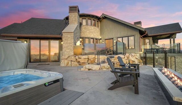 Luxury Promontory Retreat Hot Tub 180° Views Ideal for Longer Summer Stays