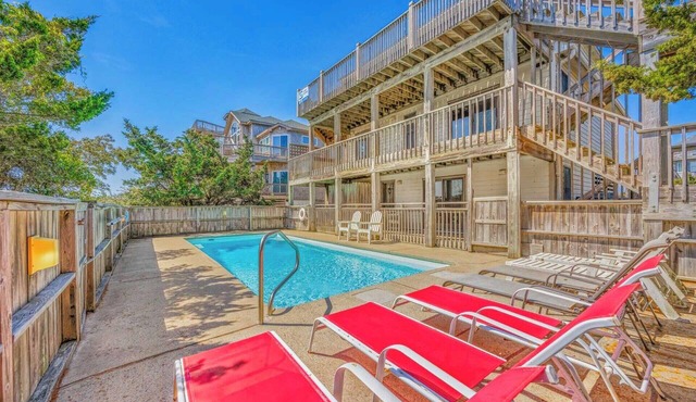 Oceanfront Dog Friendly Home with Private Pool, Hot Tub, Game Room, Basketball