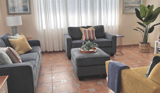 Relax & Unwind – Walk to the Beach from This 2BR -2BA with Pool and fishing dock