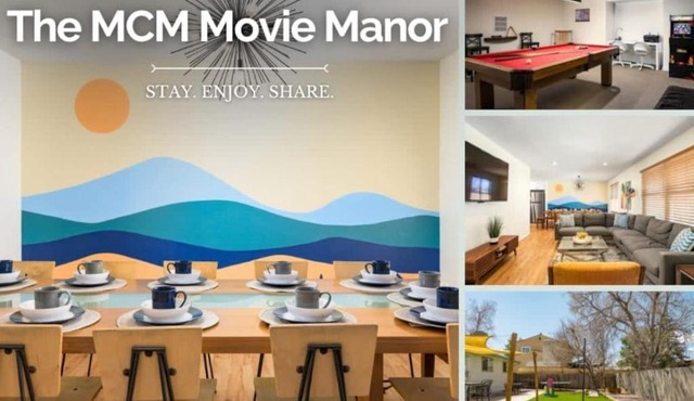 The MCM Movie Manor Big Backyard Movie Theater