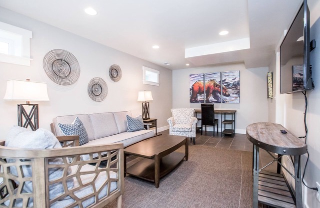 Incredible 4 bedroom home right in downtown Whitefish! Ac for hot days.