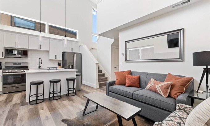Whitefish House | Quarry A40 - Stunning Pet Friendly 2BD 2BA! Communal Pool, Hot Tub & More!