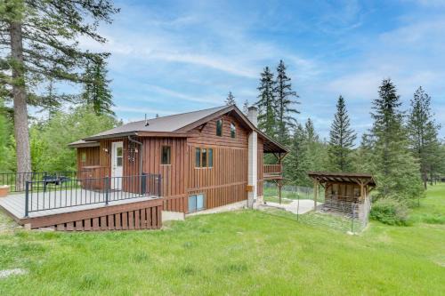 Rexford House | Scenic Kootenai Forest Home with Outdoor Living Area