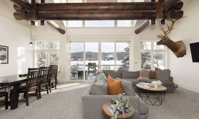 Big Sky Meadow Village House | Townhome on Big Sky Golf Course w/private hot tub, grill and beautiful views