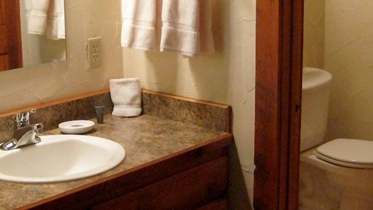 Photo of Bathroom in East Glacier Park Village