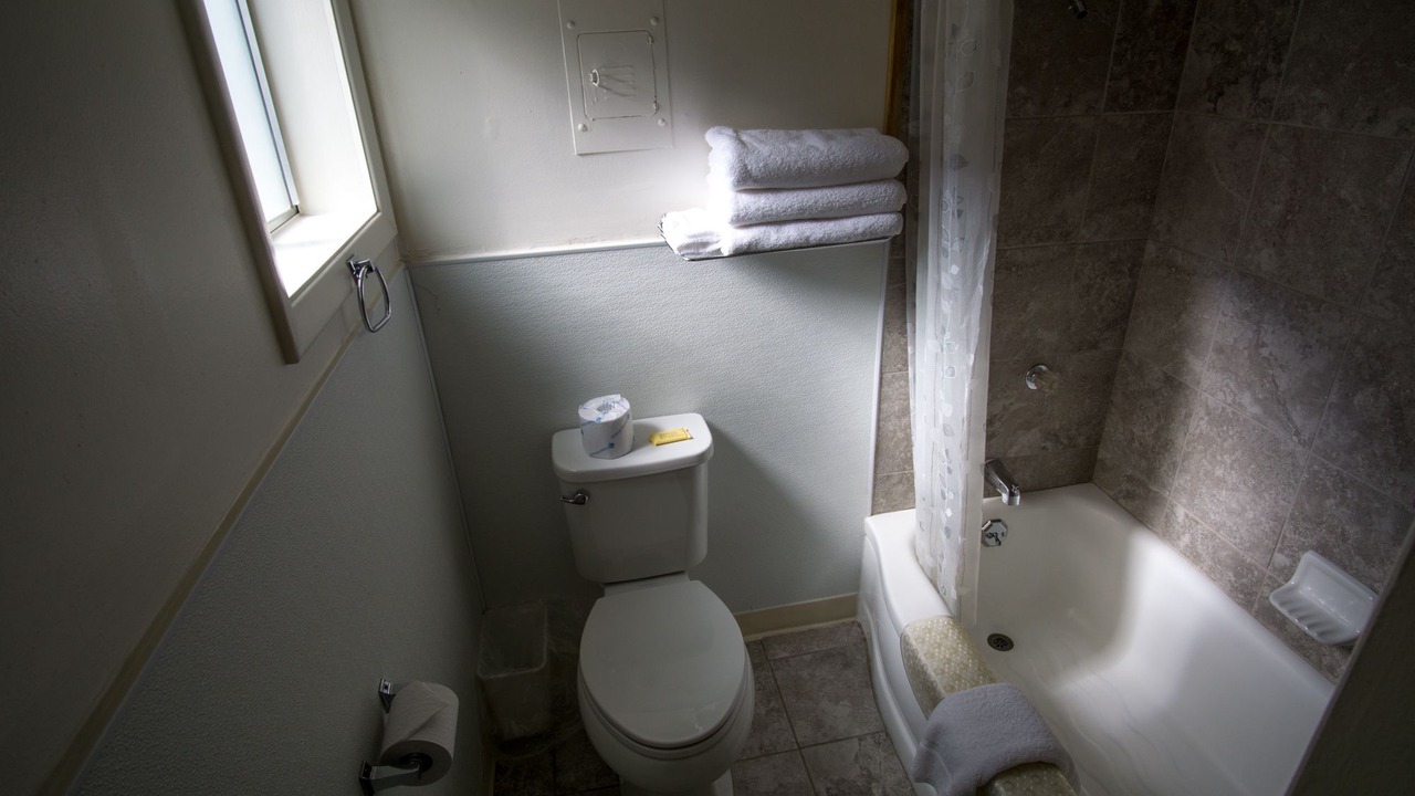 Photo of Bathroom in East Glacier Park Village