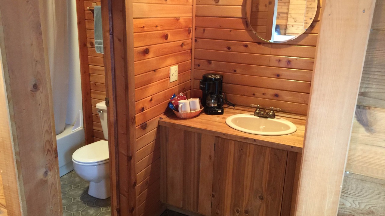 Photo of Bathroom in East Glacier Park Village