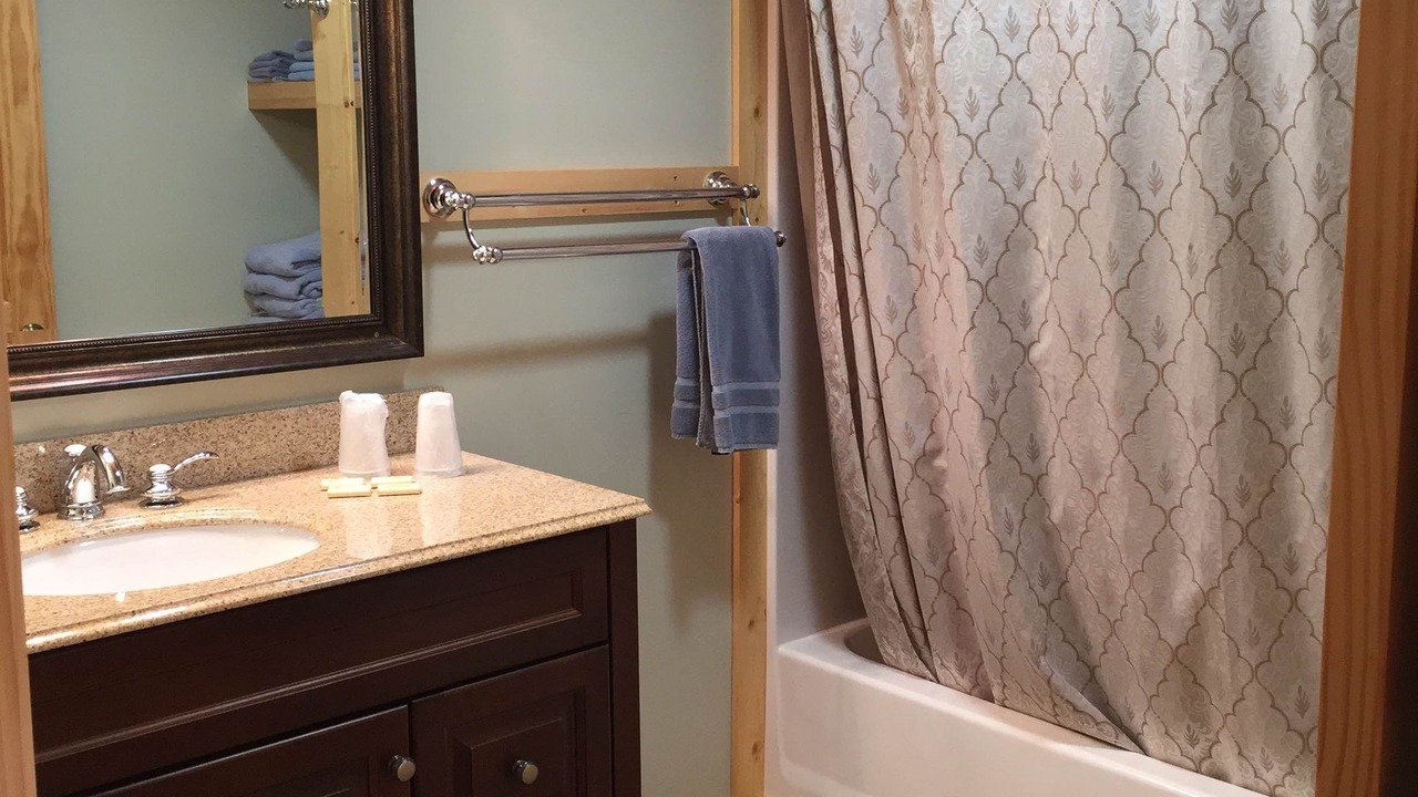 Photo of Bathroom in East Glacier Park Village