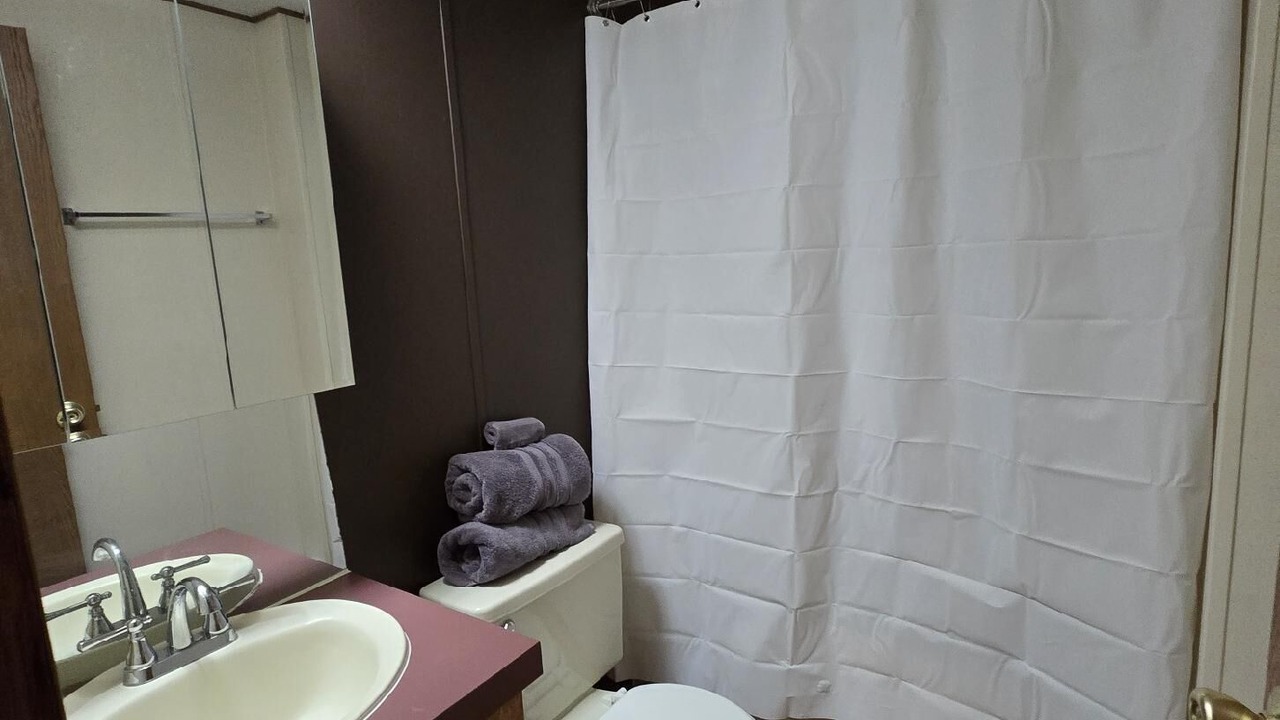 Photo of Bathroom in East Glacier Park Village